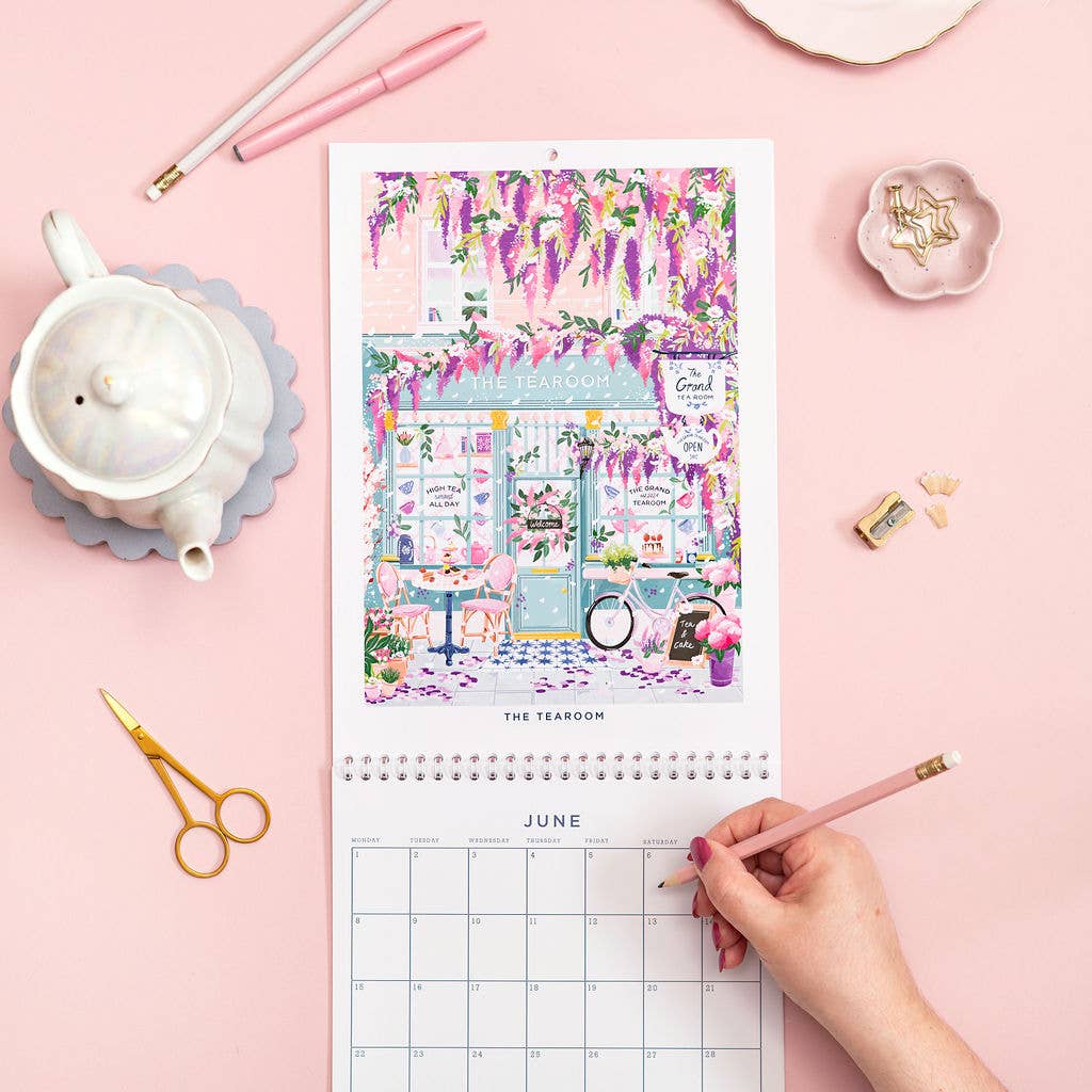 Simply, Katy - Wholesale Calendar - 2026 Shopfront Scenes Calendar  2