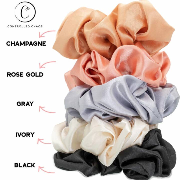 Controlled Chaos - Wholesale Scrunchie - Women's - Silk Scrunchies2