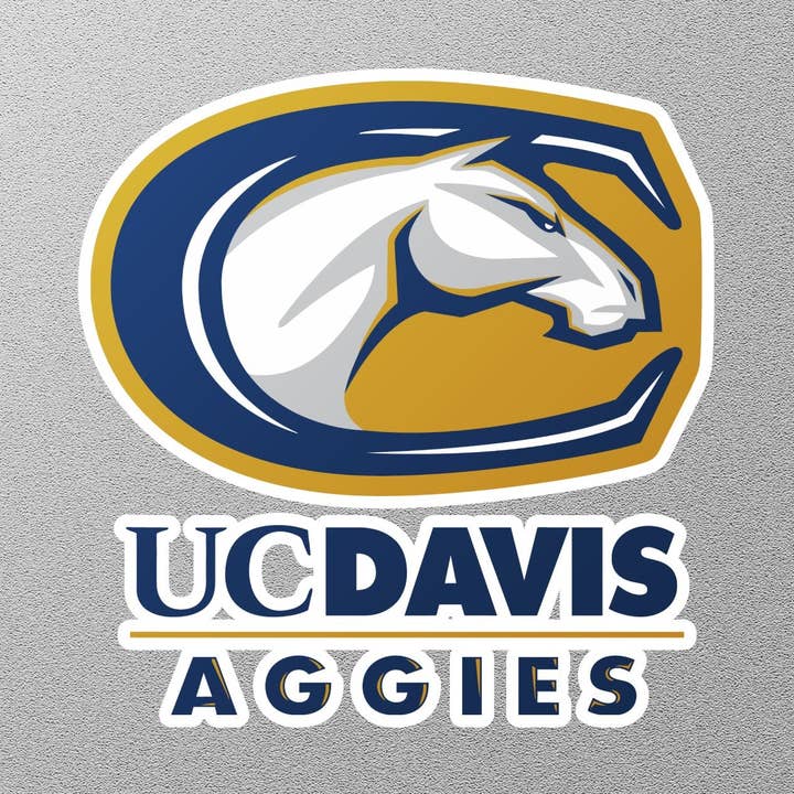 UC Davis Aggies Sticker for wholesale by GraffMerch.com
