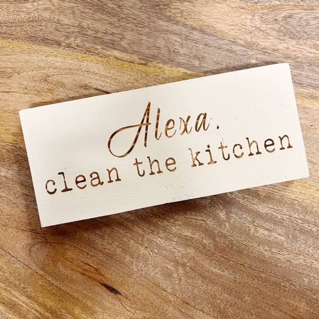 Cartello «Alex Clean the Kitchen» per la vendita all'ingrosso da parte di CO|Creative