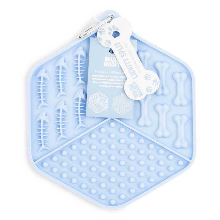 Core Home - Wholesale Pet Food Mat - Dog - Wild & Woofy 6in Silicone Cat Licking Mat