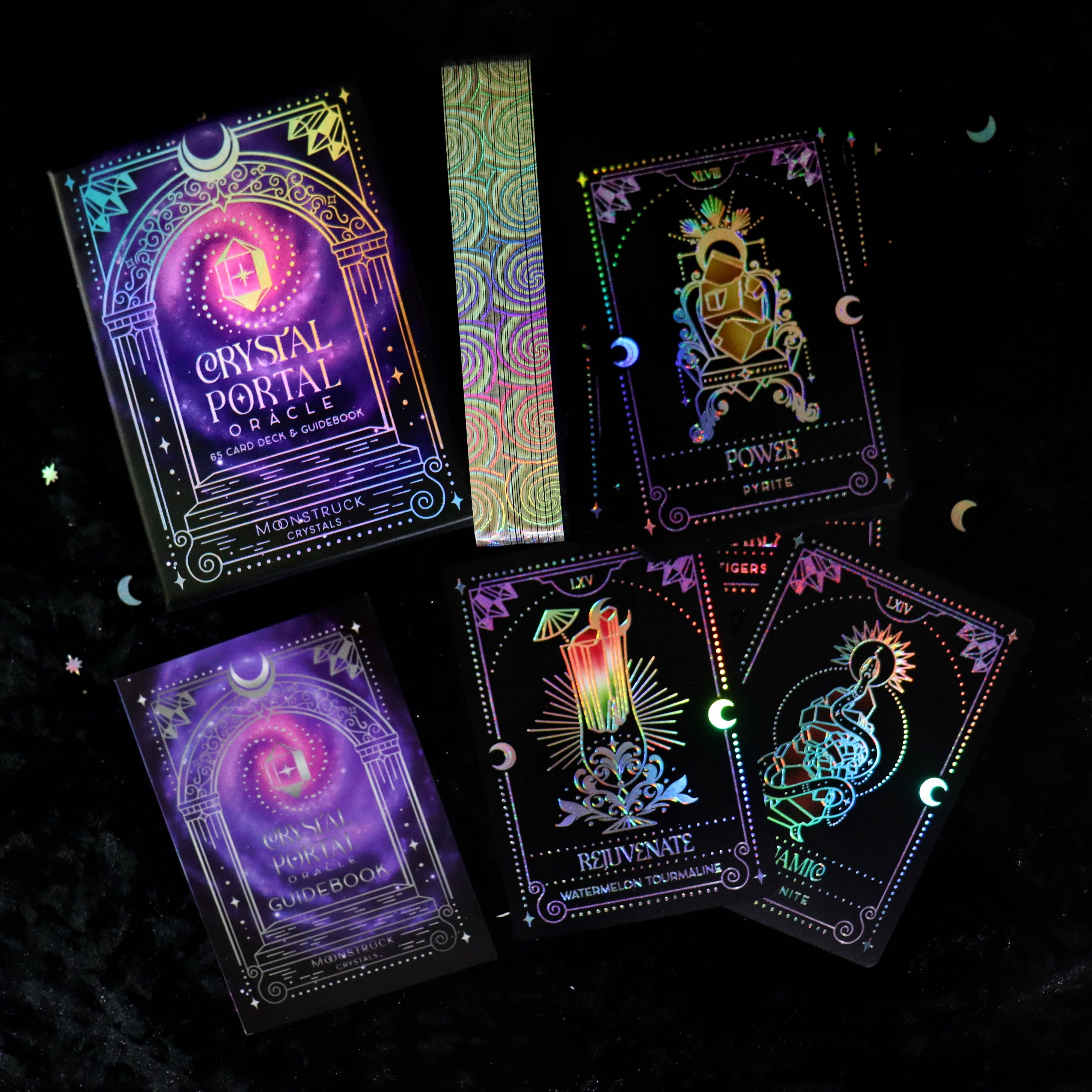 Moonstruck Crystals – wholesale Tarot cards – Crystal Portal Oracle© Card Deck6