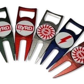 The Byrd Divot Tool - Aluminum for wholesale by The Byrd Golf