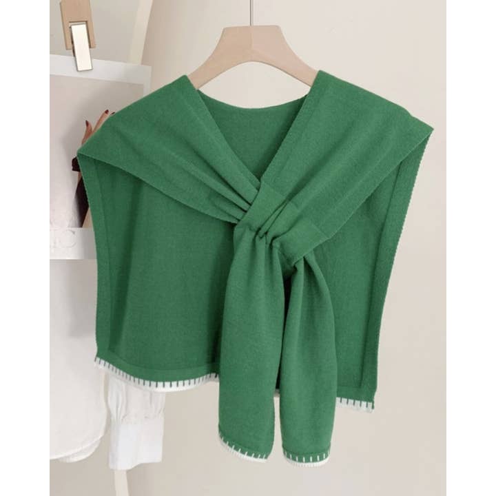 JC Sunny Fashion - Wholesale Capelet - Women's - Stylish Mini Shoulder Cover with Cross-Front Scarf 6