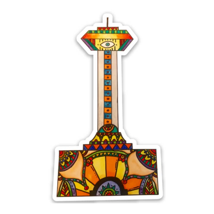 San Antonio Tower Sticker for engroshandel hos Cultura Campaign