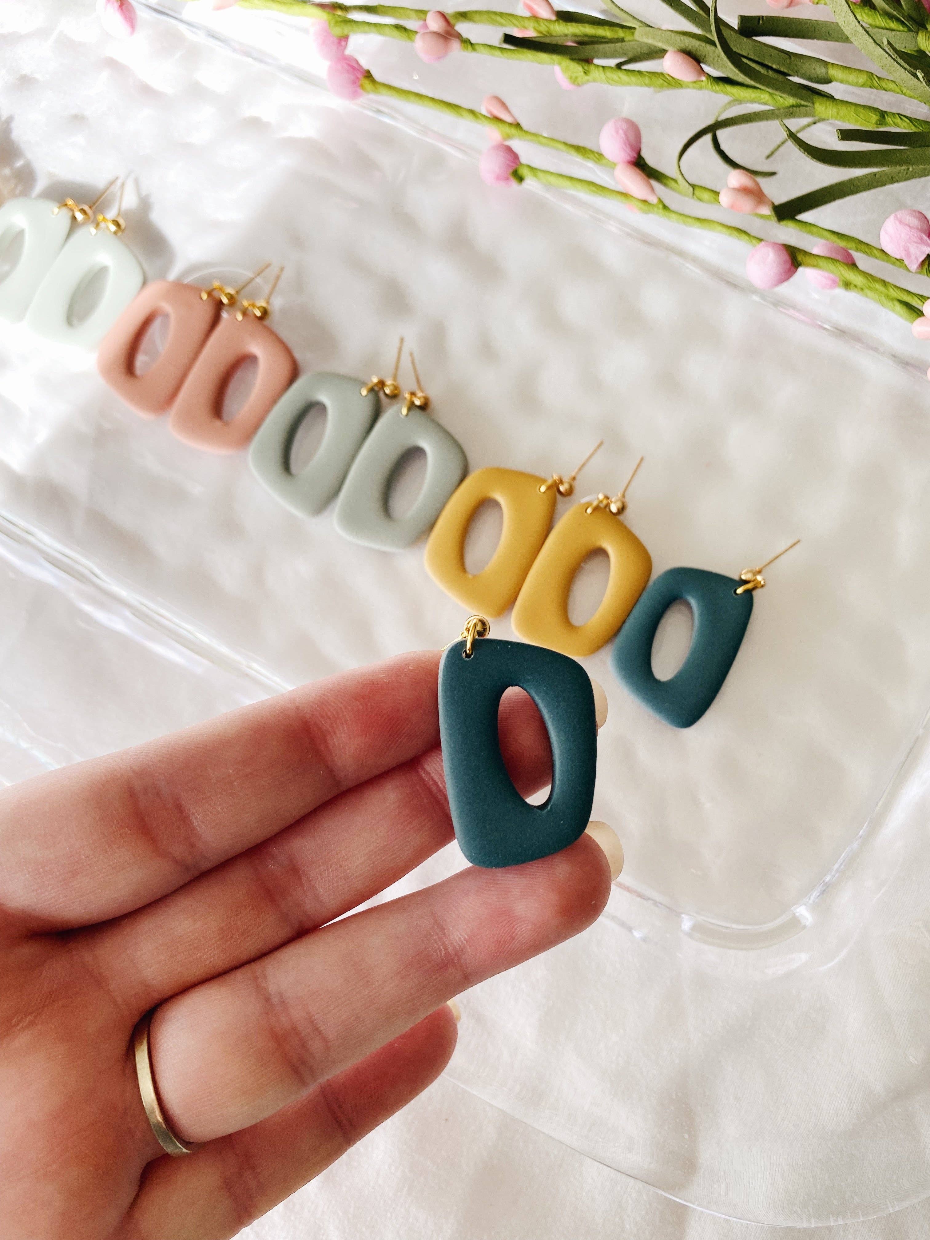 SageClayCo - Wholesale Dangle Earrings - Dani - Spring Fling Collection - Polymer Clay Earrings12