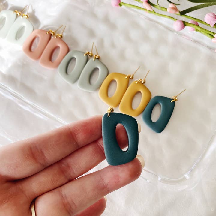 SageClayCo - Wholesale Dangle Earrings - Dani - Spring Fling Collection - Polymer Clay Earrings12