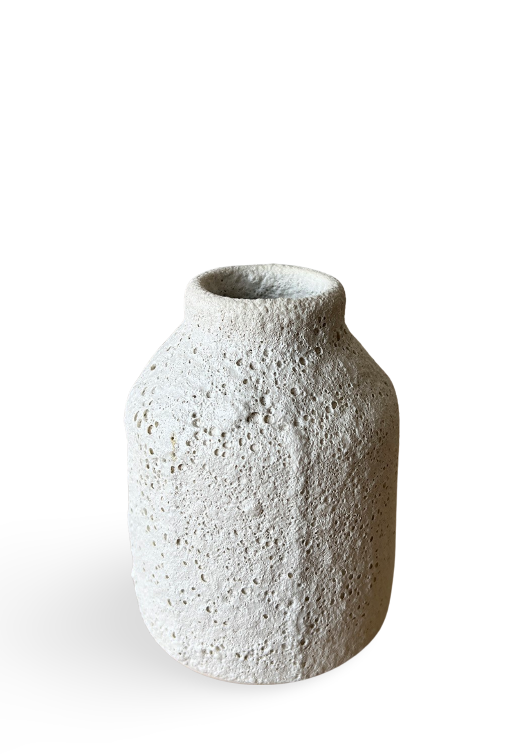 Gina DeSantis Ceramics – wholesale Vas – Likvidationsförsäljning: Vit Krater Vas Kollektion4