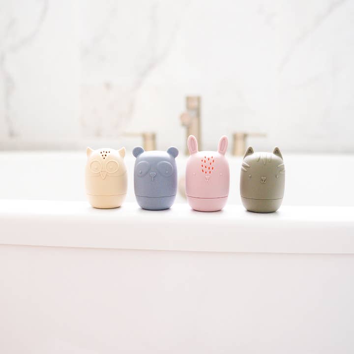 Juguetes acuáticos de silicona Bath Buddies | Juguetes de baño sin moho para venta al por mayor de bug + bean kids