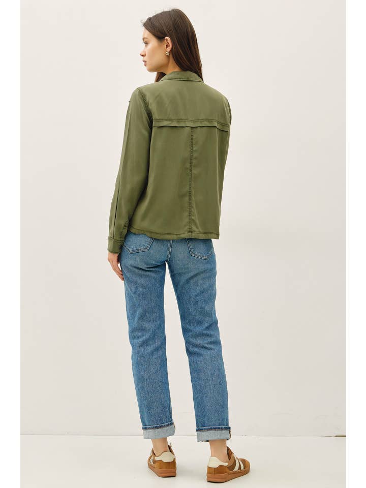 Be Cool - Wholesale Jacket - Women's - CLASSIC UTILITY ZIPPER SAFARI JACKET16