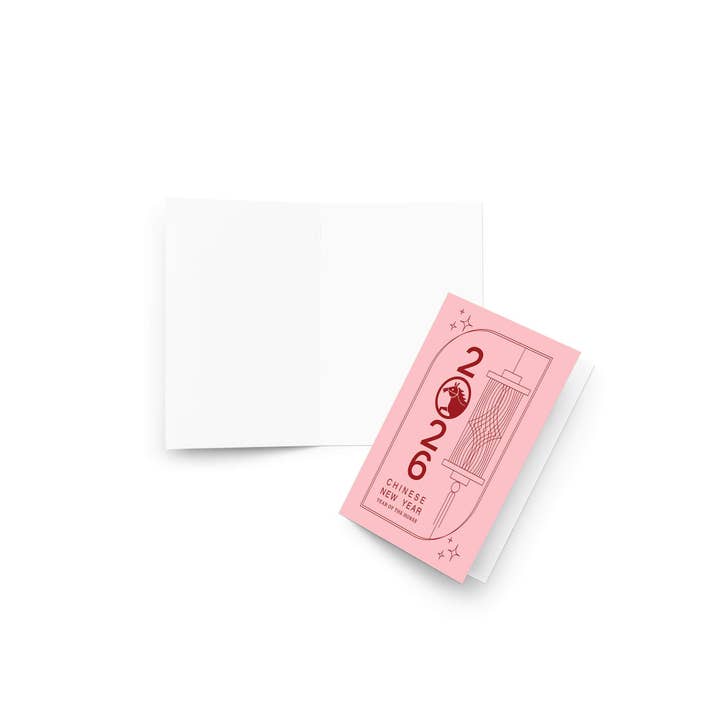 Cute Asian Cards - Wholesale New Year's Card - Flying Lanterns Chinese New Year Cards | Lunar Asian Greetings7