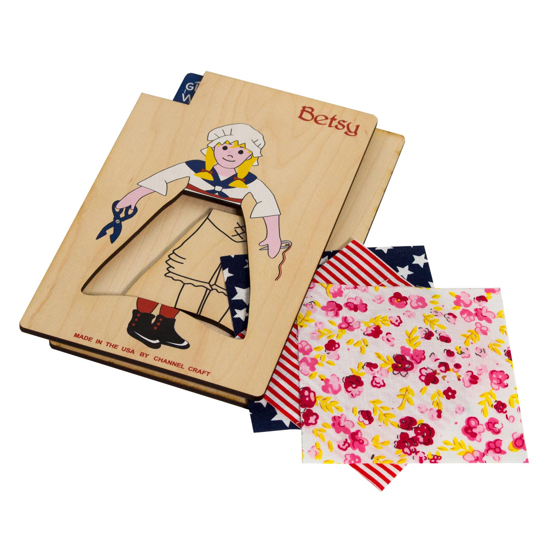 Channel Craft - Wholesale DIY Craft Kit - Kids - Betsy Ross Fashion Frame1
