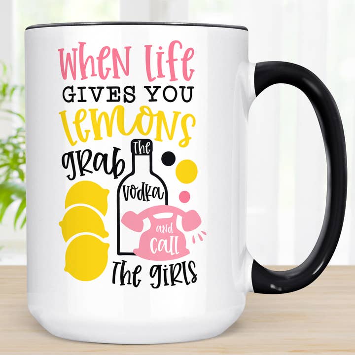Tasse à café When Life Gives You Citrons pour la vente par Foxy Mug