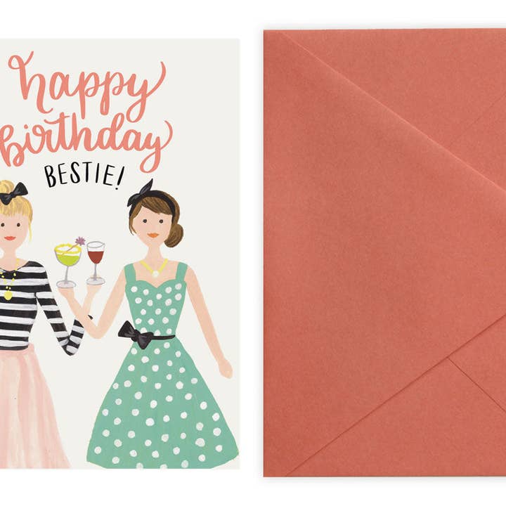 LoveLight Paper - Wholesale Birthday Card - Bestie - Birthday Card1