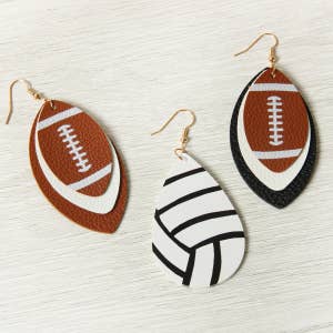 Football Mom Earrings - Sports Earrings (Set of 3)