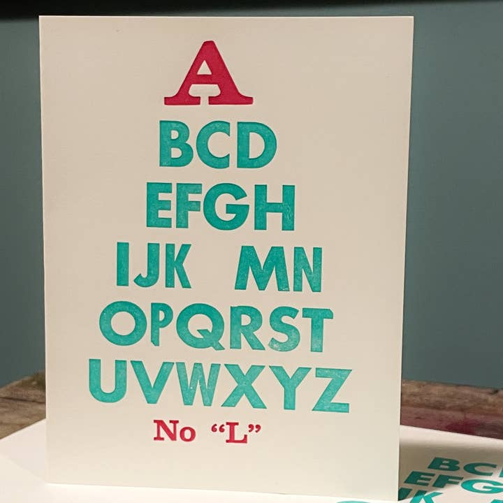 It’s a holiday card! No “L”. for wholesale by Impeller Press