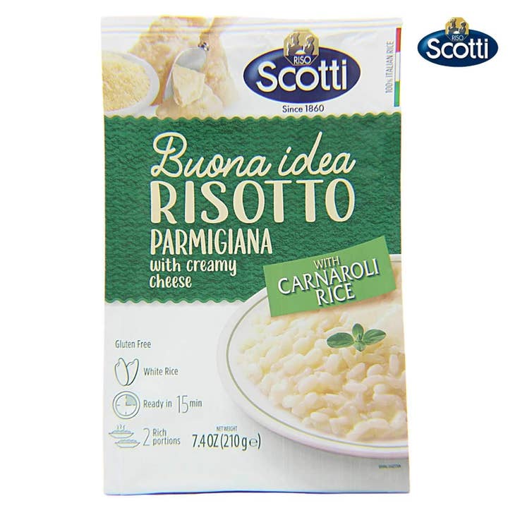 Wholesale Italian Food - Wholesale Rice - Riso Scotti Buona Idea Ready Risotto 15 Minute (Parmigiana)