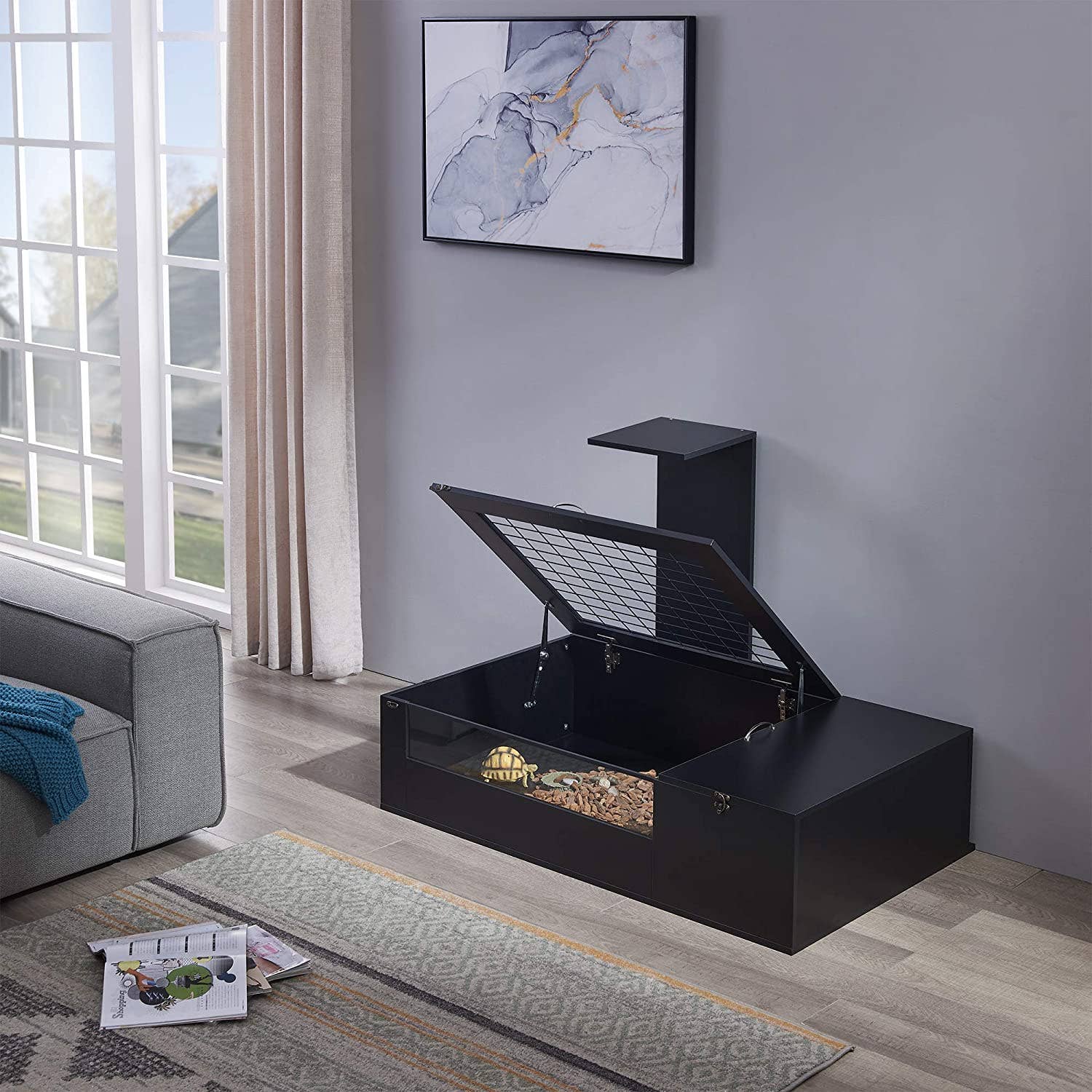 Penn-Plax - Wholesale Pet Carrier - Cat/Dog - Reptology Tortoise Palace – Designed for The Modern Home1