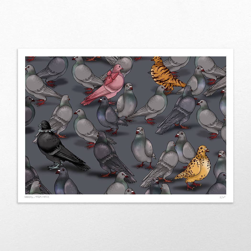 Useless Treasures - Wholesale Art Print - Doves | Fine Art Print0