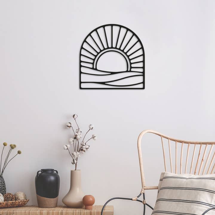By WOOM - Wholesale Wall Accent - FRAMED | Sun & Sea | 28,5 x 28,5 cm1