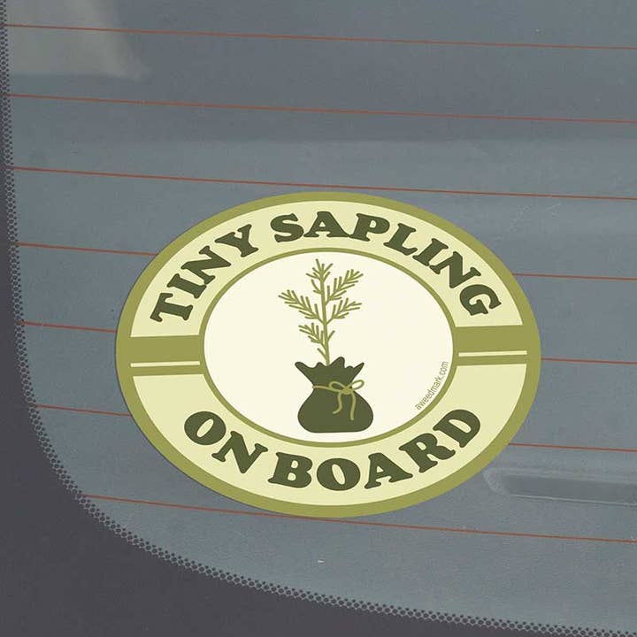 Amanda Weedmark - Wholesale Sticker - Tiny Sapling (Baby on Board) Sticker2