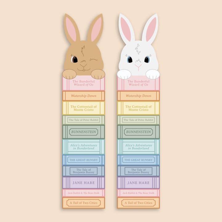 Marque-page Oreille de Lapin Découpée pour la vente par Le Petit Lapin Art Studio
