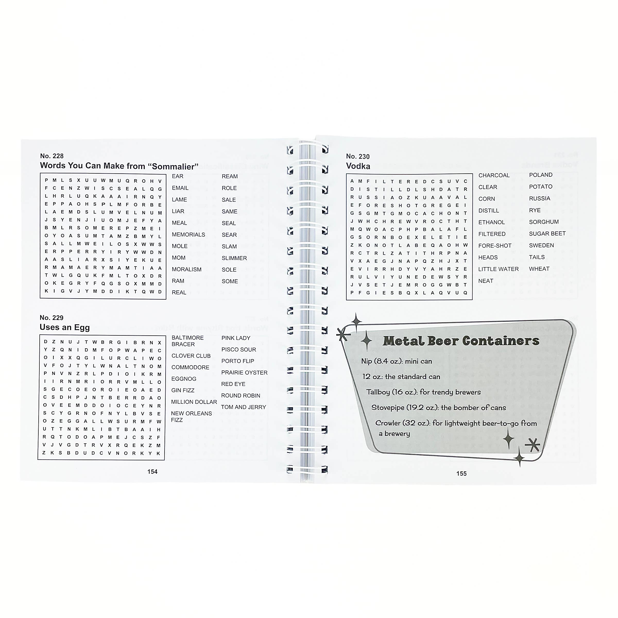 Cottage Door Press - Wholesale Puzzle - Adult - The Art of Mixology: Word Search Intoxicating Puzzles2