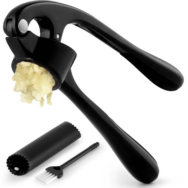 Zulay Kitchen - Wholesale Kitchen Tool/Gadget - Garlic Press with Silicone Peeler and Brush16
