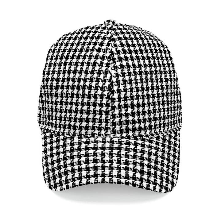 Viv&Lou - Wholesale Baseball Cap - Unisex - Houndstooth Cap0