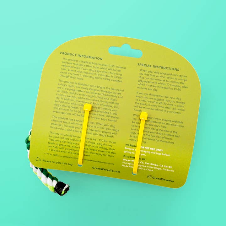 Green Waves Co. - Wholesale Pet Chew Toy - Dog - Corn-Shaped Dental Chew Toy4