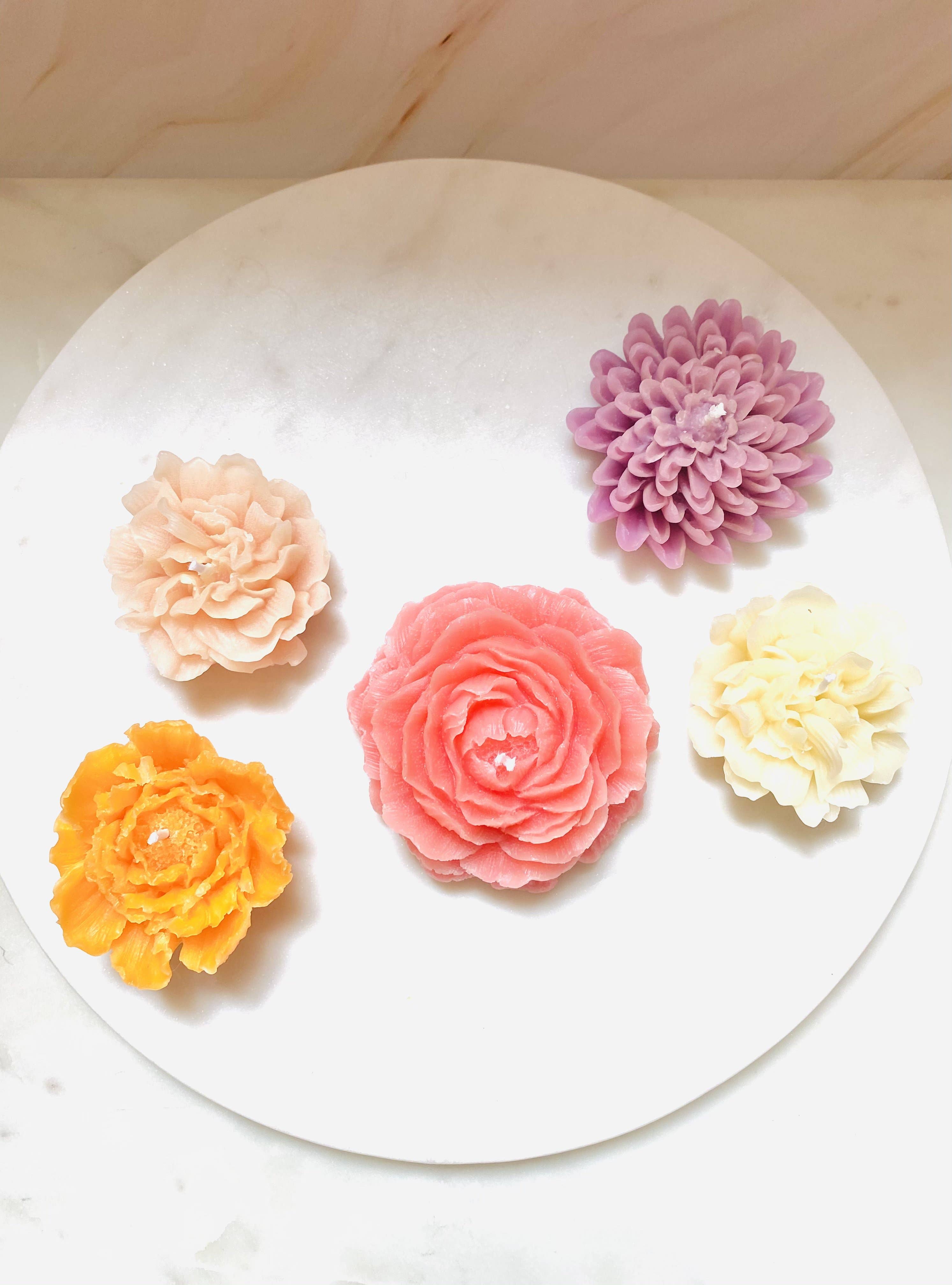 Maple + Love - Wholesale Novelty Candle - 5 Pack Flower Beeswax Candles4