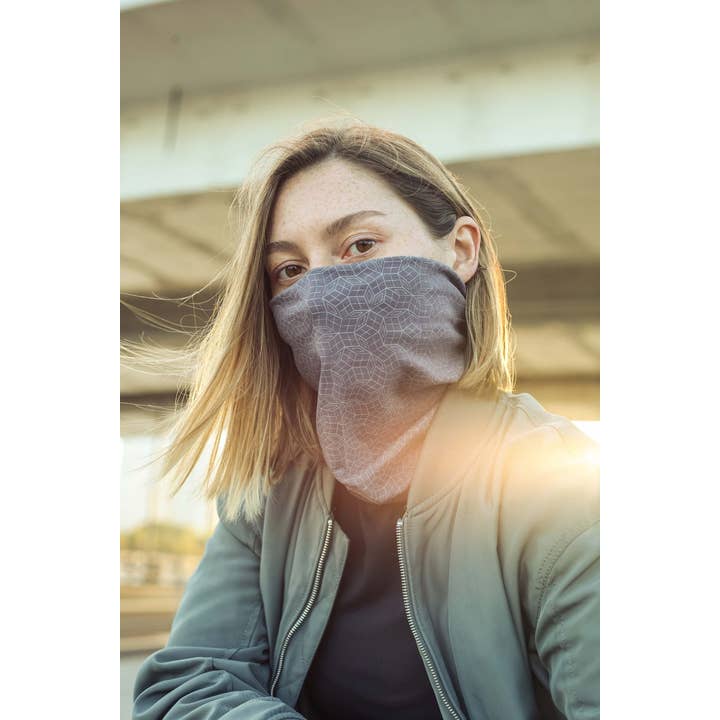 Polaina de cuello mono Penrose - Gris para venta al por mayor de symbolika