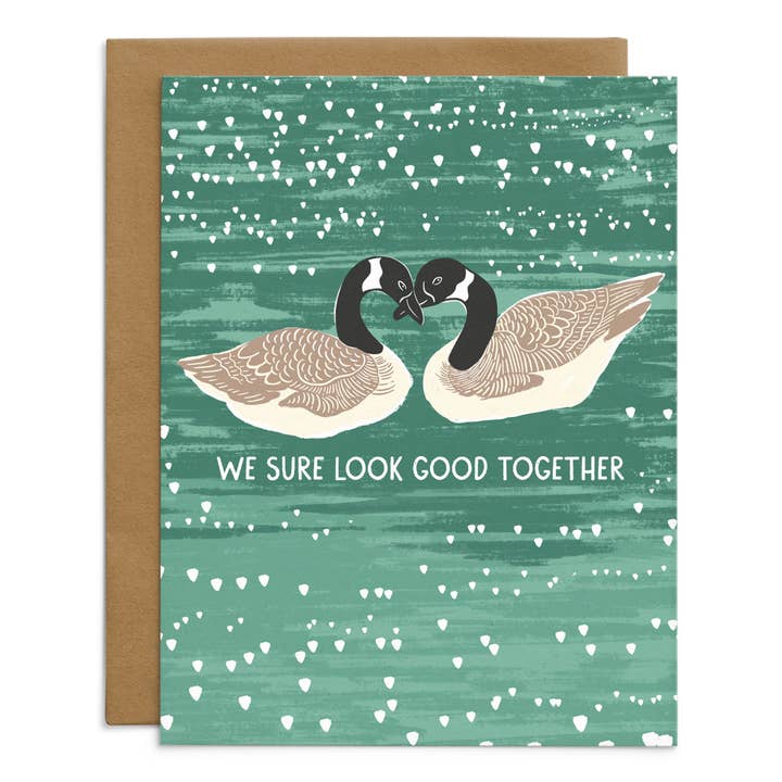 Cartão "Ficamos Mesmo Bem Juntos" por atacado de Starfangled Press