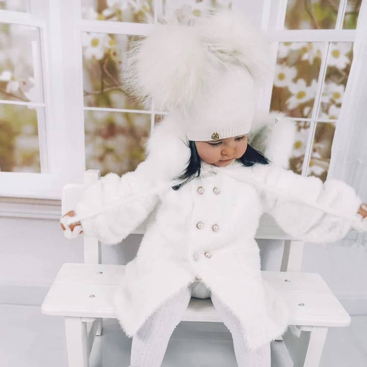 Petite Maison Kids – Großhandel Beanie – Kinder – Nikita Angora Wolle Double Pom Hut