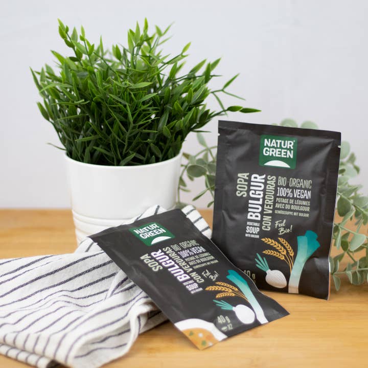 Laboratorios Almond S.L - Venta al por mayor Sopas - NaturGreen Sopa de Bulgur con Verduras Bio 40 g
