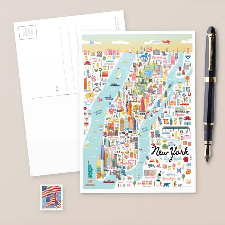 A. B. Newton and Company – Großhandel Postkarten – NEW YORK NYC City Series Postkarte 5x72