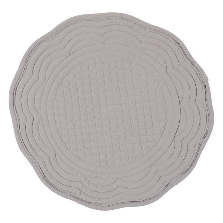 KAF Home - Wholesale Placemat - KAF Home 100% Cotton Boutis Quilted Dinner Placemat - Round