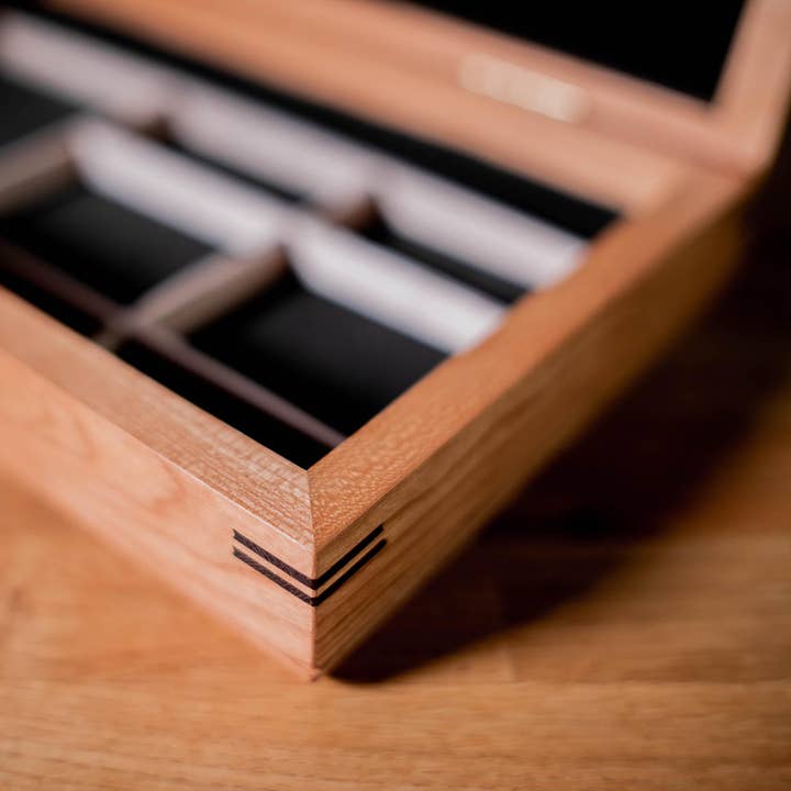 Mikutowski Woodworking - Vendita all'ingrosso Portagioie/organizer per gioielli - Valet Box grande in legno6