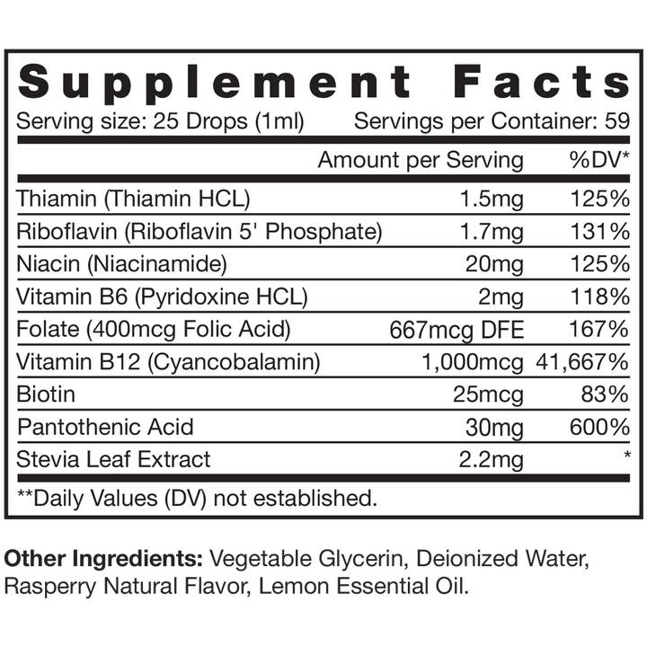 Eidon Ionic Minerals - Wholesale Oral Supplement/Vitamin - Vitamin B Complex by Vitality Works1