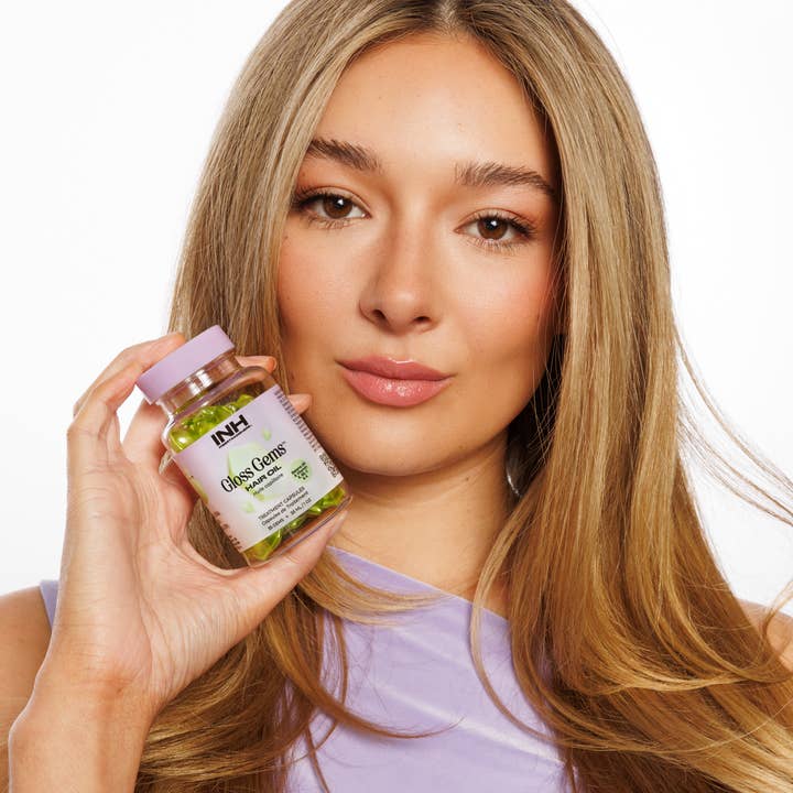 INH Hair - Wholesale Hair Oil - Gloss Gems | hair oil treatment capsules5