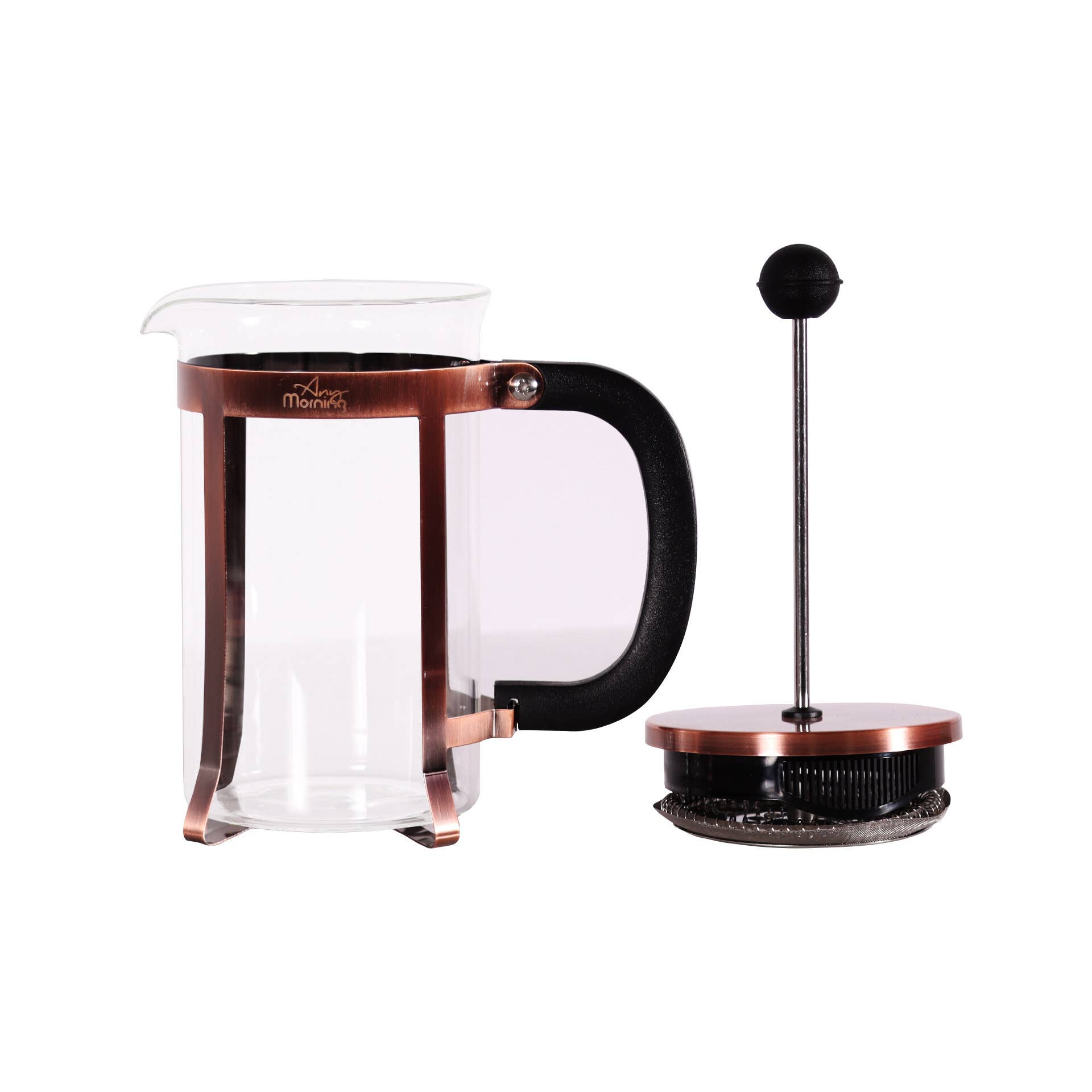 Biggbrands – wholesale French press – Any Morning French Press Coffee & Tea Maker 20 Oz (Copper)2