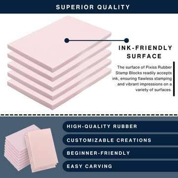 Pixiss - Wholesale Rubber/decorative stamp - Rubber Stamp Pads (10 Pack) by Pixiss - Printmaking Supplies3