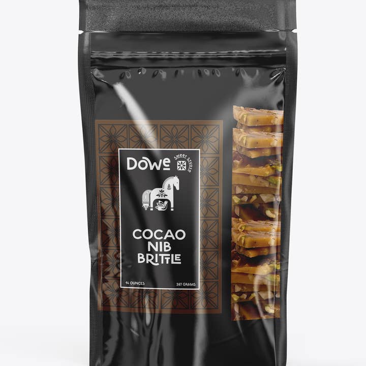 Cocao Nib Brittle for wholesale by Dowe Sweet Studio