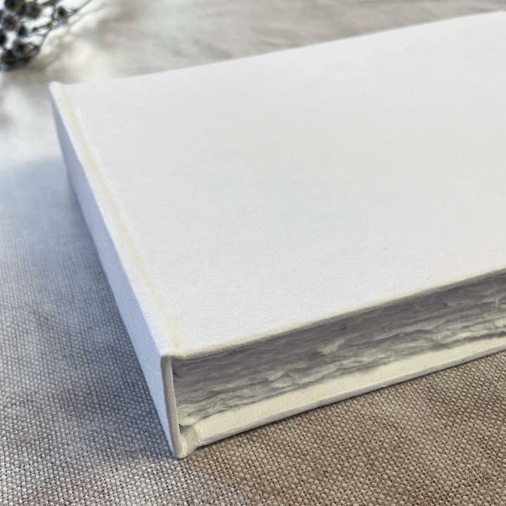 Imaginediy - Wholesale Guest Book - White Handmade Guest Book (cotton rag paper)3