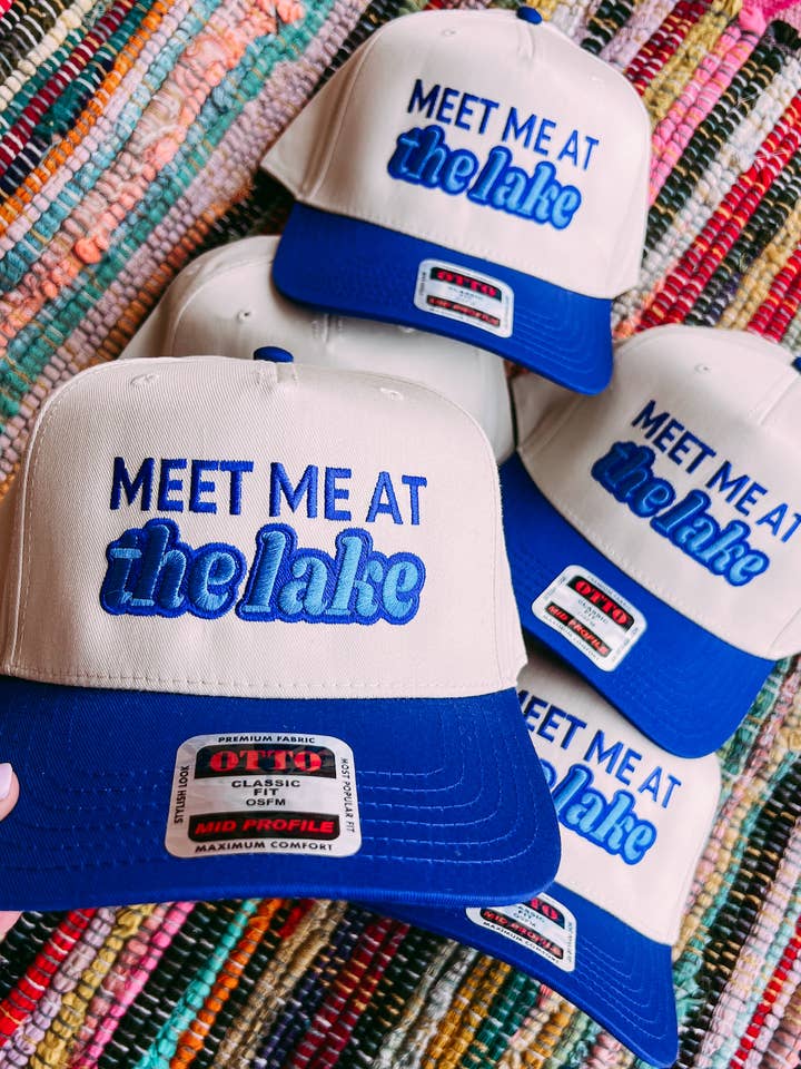 encuéntrame en el lago gorra de camionero para venta al por mayor de Banks & Co.