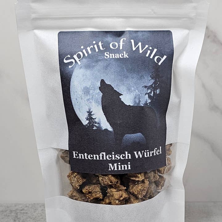 Spirit of Wild – Großhandel Leckerlis – Hund – Spirit of Wild Snack Entenfleisch Mini Würfel