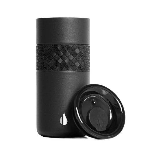 Elemental – Großhandel Thermotasse/-becher – Artisan Isolierter Keramikdeckel-Becher 16oz - Schwarz2