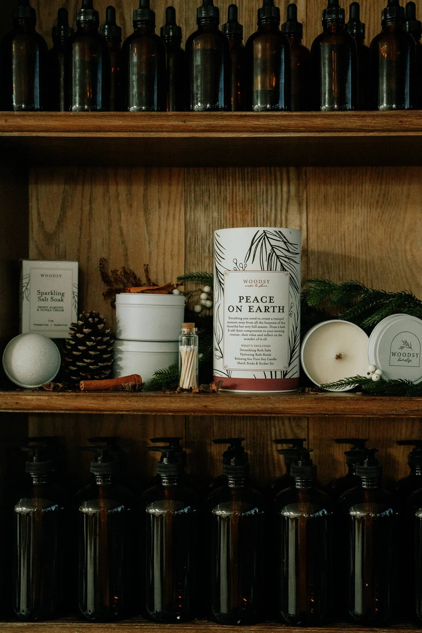 Woodsy Homelife - Wholesale Bath & Body Set - Peace On Earth- Bath Gift Set