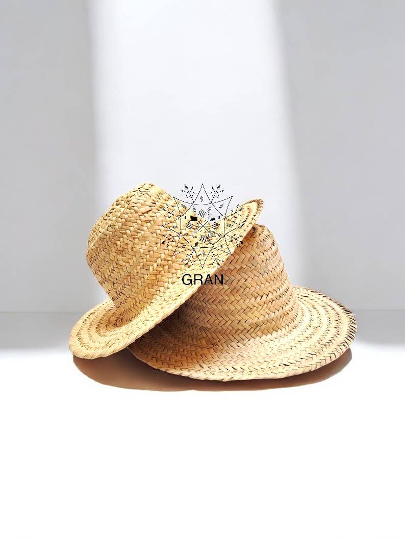 Gran Wholesale - Venta al por mayor Sombrero de paja - Unisex - Sombrero de paja de playa marroquí hecho a mano2