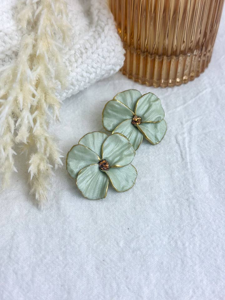 Poppy Statement Studs for wholesale by AnnaBanana
